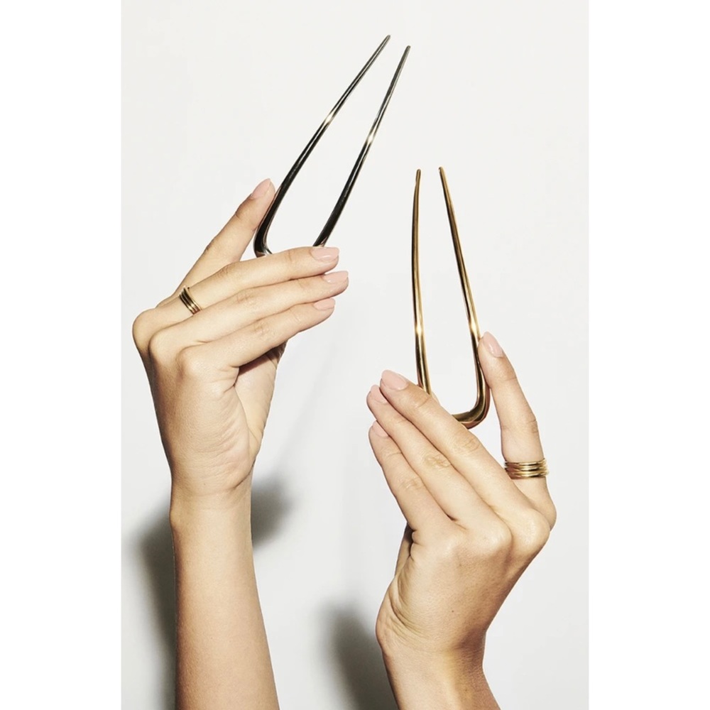 Deborah Pagani Gold Large Hair Pin